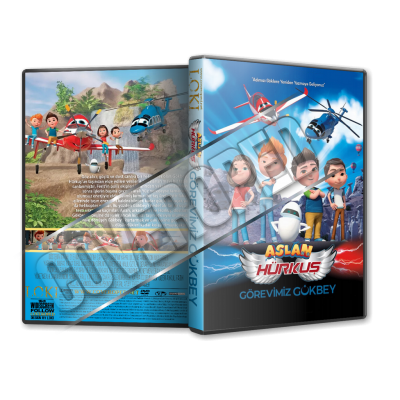 Aslan Hürkuş Görevimiz Gökbey - 2022Türkçe Dvd Cover Tasarımı